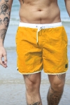 Urban Classics Retro Badehose White/Mango