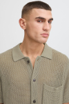 Solid Petri Knit Pullover Vetiver