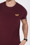 Superdry Orange Label Vintage Embroidery T-Hemd Buck Burgundy Marl