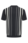ONLY & SONS Wyler Regular Fit Zip Polo Knit Dark Navy