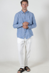 Kronstadt Ayers Ls Hemd Federal Blue