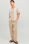 Jack & Jones Cabana Stripe Hemd SS Chestnut