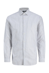 Jack & Jones Parker Wrinkle Resistant Hemd LS Bright White Stripe