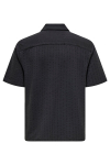 ONLY & SONS Males Regular Fit SS Resort Hemd Black