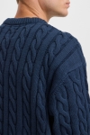 Solid Malcolm Knit Insignia Blue