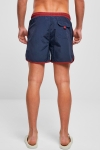 Urban Classics Retro Badehose White/Midnight Navy