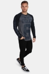 Superdry Real Osaka 6 L/S Raglan T-Hemd Navy Grit