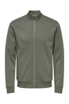 ONLY & SONS Ceres Sweat Bomber Jacket Castor Gray