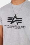 Alpha Industries Basic T-Hemd Grey Heather