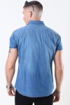 Jack & Jones Sheridan Hemd S/S Medium Blue Denim