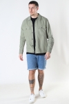 ONLY & SONS ONSKENNET LIFE LS LINEN OVERSHIRT NOOS Oil Green