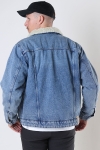 ONLY & SONS LOUIS TEDDY JACKET Blue Denim