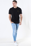 Lyle & Scott Crew Neck T-Hemd Jet Black