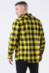 URBAN CLASSICS Checked Flanell Hemd Black/Honey