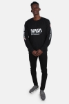 Mister Tee Nasa US Crewneck Sweatshirts Black