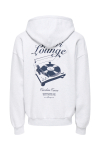 ONLY & SONS Ceres Chill Oversize Hoodie Sweatt Super Light Grey Melange
