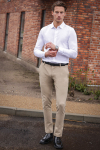 ONLY & SONS Miles LS Stretch Hemd White