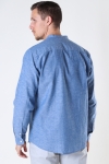 Selected SLHREGNEW-LINEN Hemd LS CHINA W Medium Blue Denim