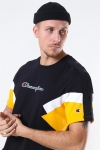 Champion Crewneck T-Hemd Black/Yellow/White