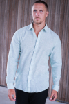 ONLY & SONS Caiden LS Linen Hemd Cashmere Blue