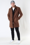 Jack & Jones MELTON WOOL COAT Dark Coat Khaki