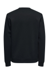 ONLY & SONS Luca Regular Fit Crew Neck Black