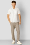 Clean Cut Copenhagen Bowling Cotton Linen Hemd SS White