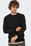 ONLY & SONS Morgan Regular Structure Crew Neck Black