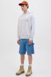 Jack & Jones Acapulco Typo Loose Fit Hoodie Bright White MELANGE