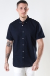 Clean Cut Copenhagen Cotton / Linnen Hemd S/S Navy