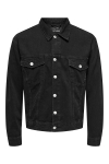 ONLY & SONS Just Denim Jacket Washed Black