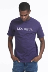 Les Deux T-Hemd Dark Purple White