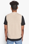 Woodbird Karl Knit Vest Ecru