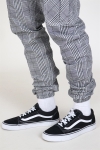 Urban Classics Glencheck Cargo Hose White/Black