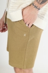 Clean Cut Copenhagen Calton Structured Shorts Dark Khaki