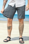 ONLY & SONS MARK SHORTS PRINT GW 9278 Dark Grey Melange