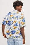 Jack & Jones Jeff AOP Resort Hemd SS Cloud Dancer