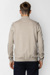 Clean Cut Copenhagen Claude half zip knit Ecru Melange