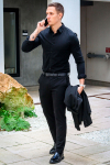 ONLY & SONS Miles LS Stretch Hemd Black