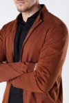 JEFF LAUGE FULL ZIP CARDIGAN Golden Brown