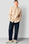 Clean Cut Copenhagen Cotton Linen Hemd Khaki