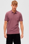 Selected DANTE SS POLO Rose Brown