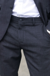 Selected SLHSLIM-OASIS LINEN TRS NOOS Black