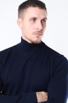 Clean Cut Copenhagen Merino Wool Roll Stricken Navy