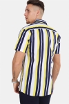 Kronstadt Cuba S/S Gr. 76 Hemd White/Yellow/Navy