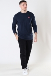 Kronstadt Timmi Organic/Recycled L/S t-Hemd Navy