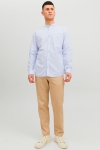 Jack & Jones SUMMER LINEN BAND Hemd L/S Cashmere Blue Stripe