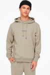 ONLY & SONS ELON LOGO HOOD SWT Silver Lining