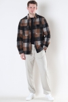 Kronstadt Kurtis Check overshirt Tobacco