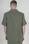ONLY & SONS Bertil Waffle SS Resort Hemd Deep Lichen Green